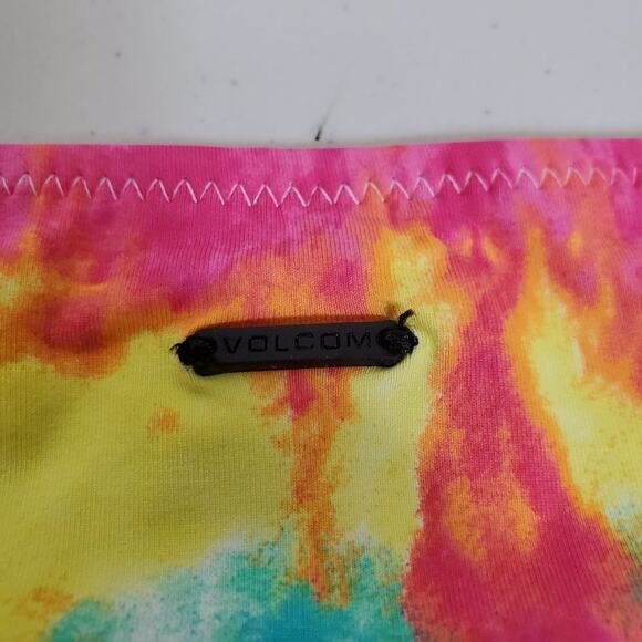 Volcom Sun Tripp Full Swim Bottom Tie Dye Bikini Adjustable Womens Size S NEW - Picture 7 of 10